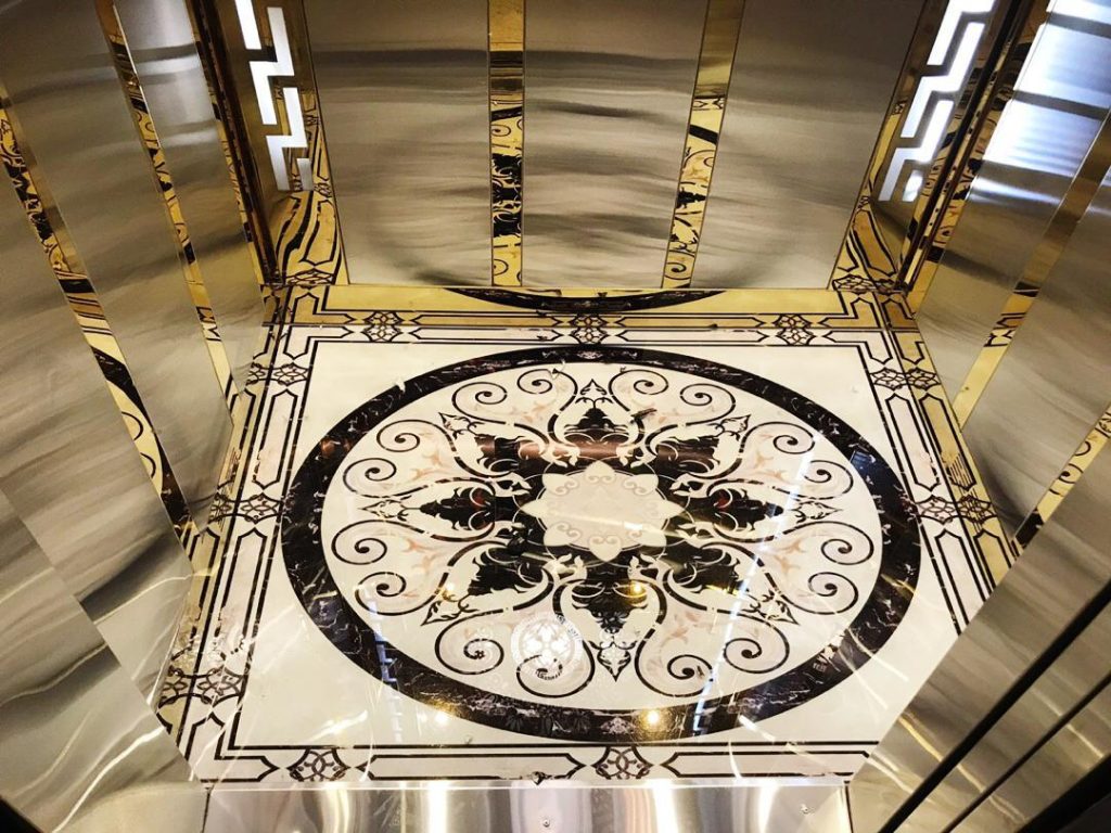 سنگ کف آسانسور