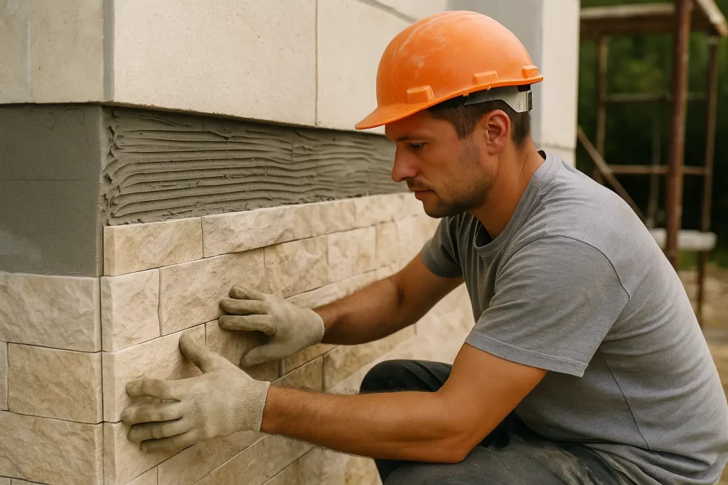 نکات ایمنی نصب سنگ نما