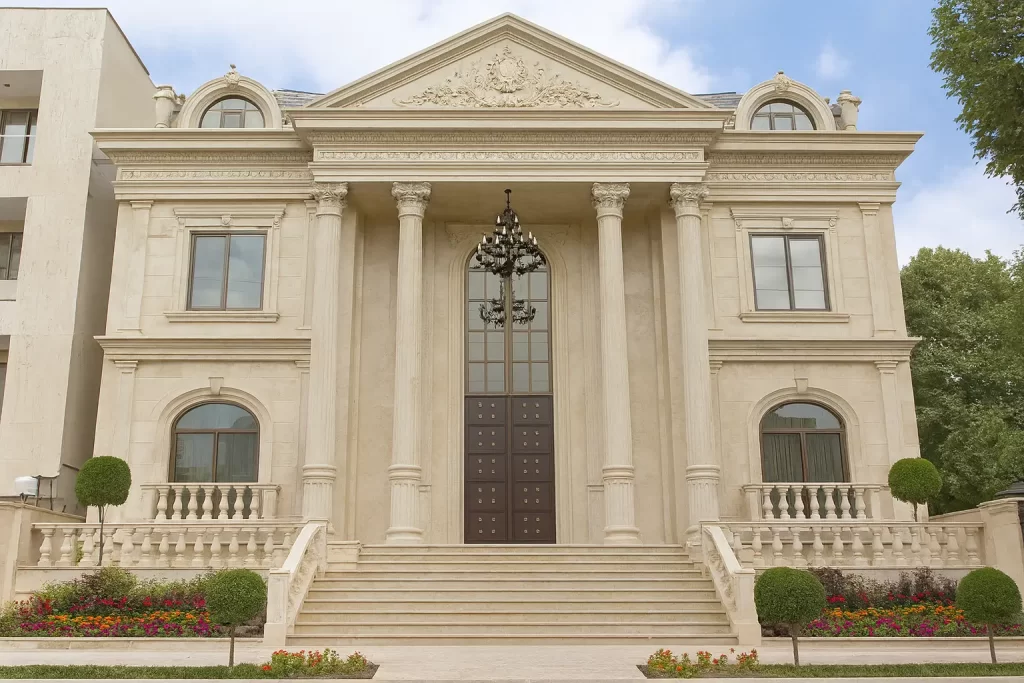 خرید سنگ سفید برای نمای ساختمان