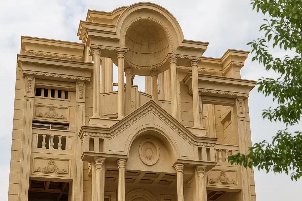 اشتباه اجرای نمای رومی