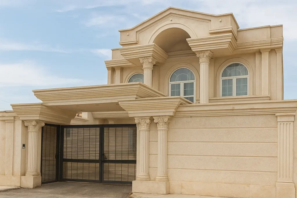 اجرای نمای رومی